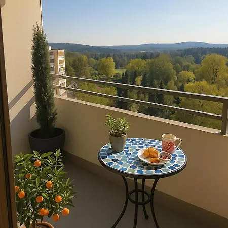 Apartment Ypsilon Mit Malerischem Ausblick Bayreuth